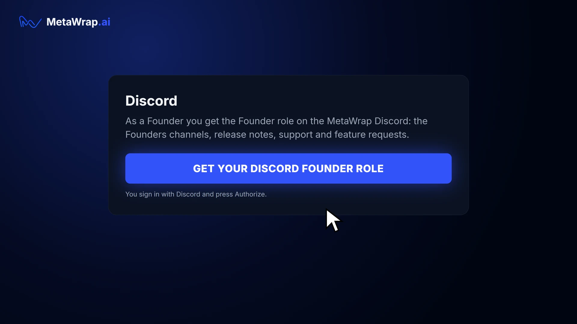 Get your Discord Founder role