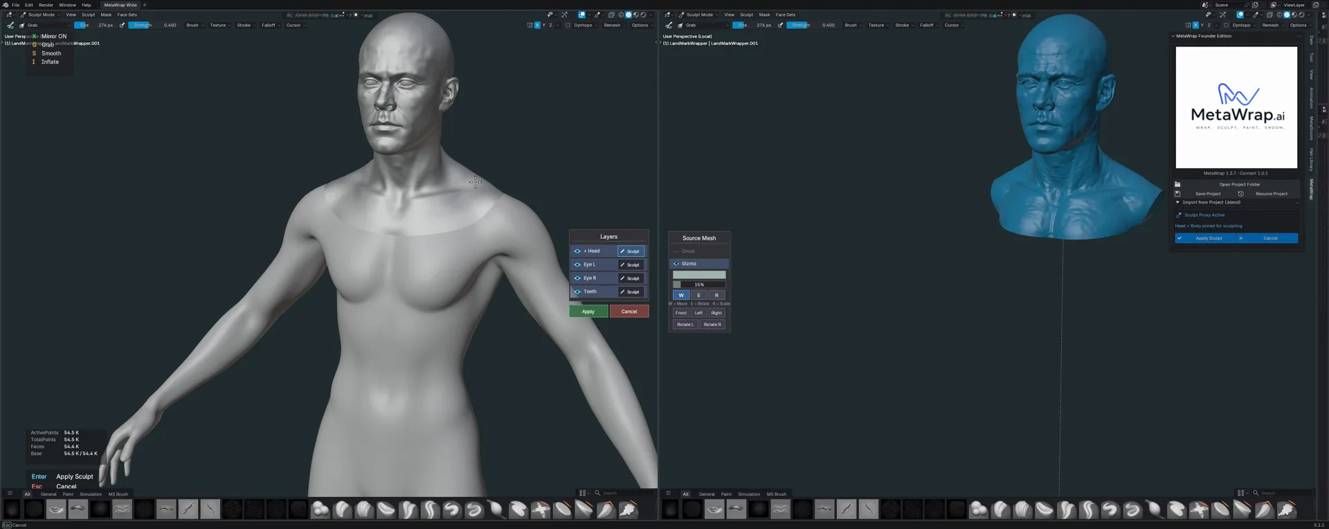 Sculpt Full Model