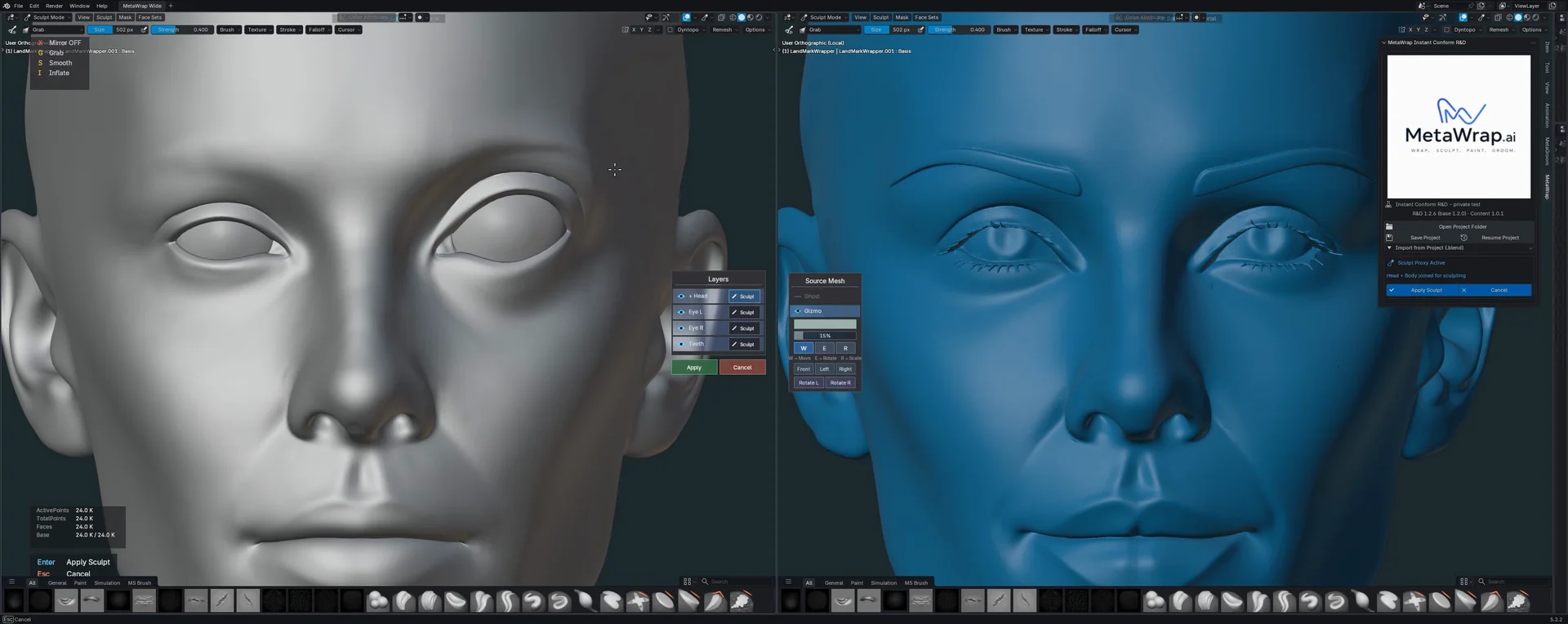 Sculpt Full Head