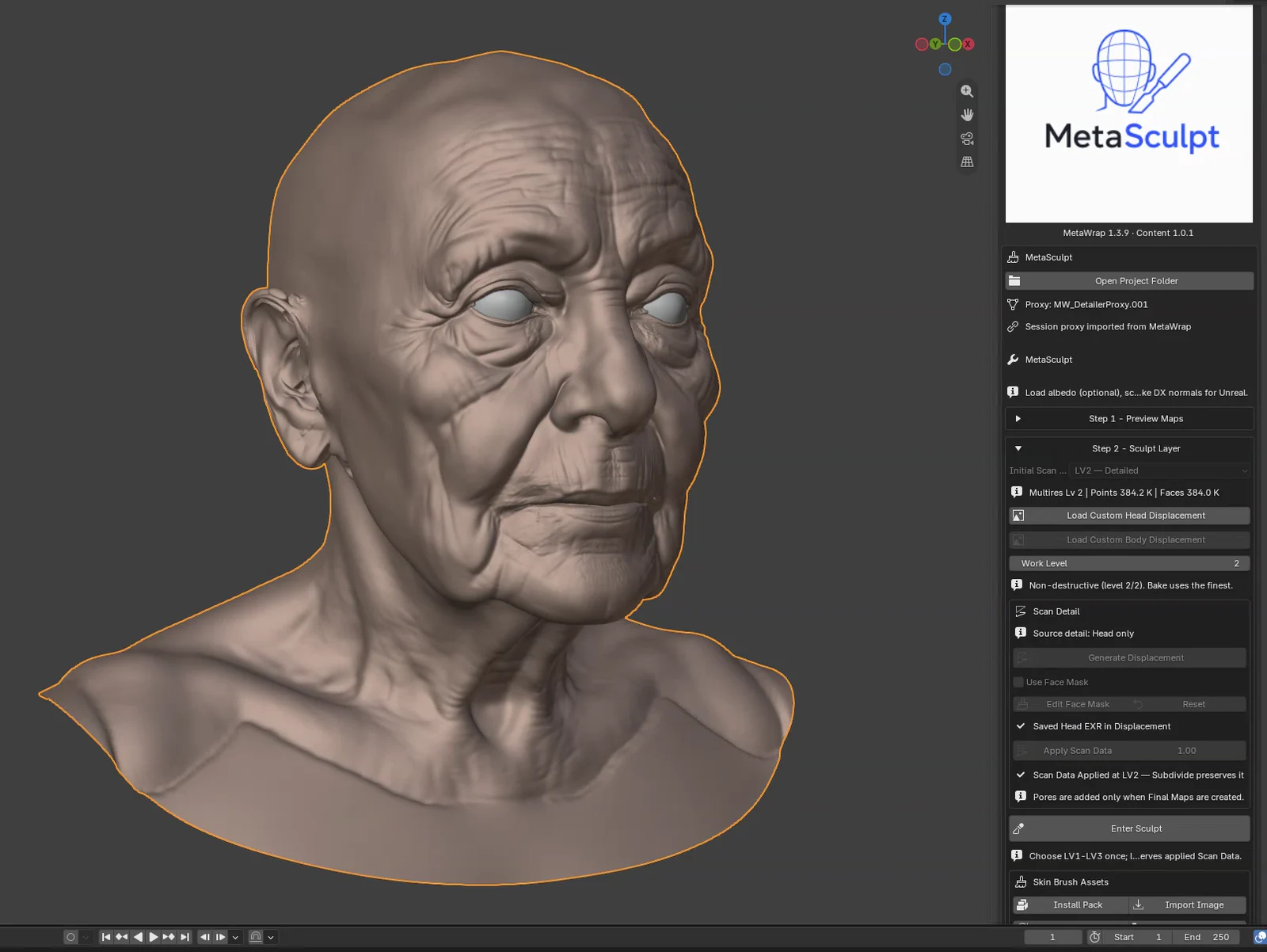 Scan Data applied once